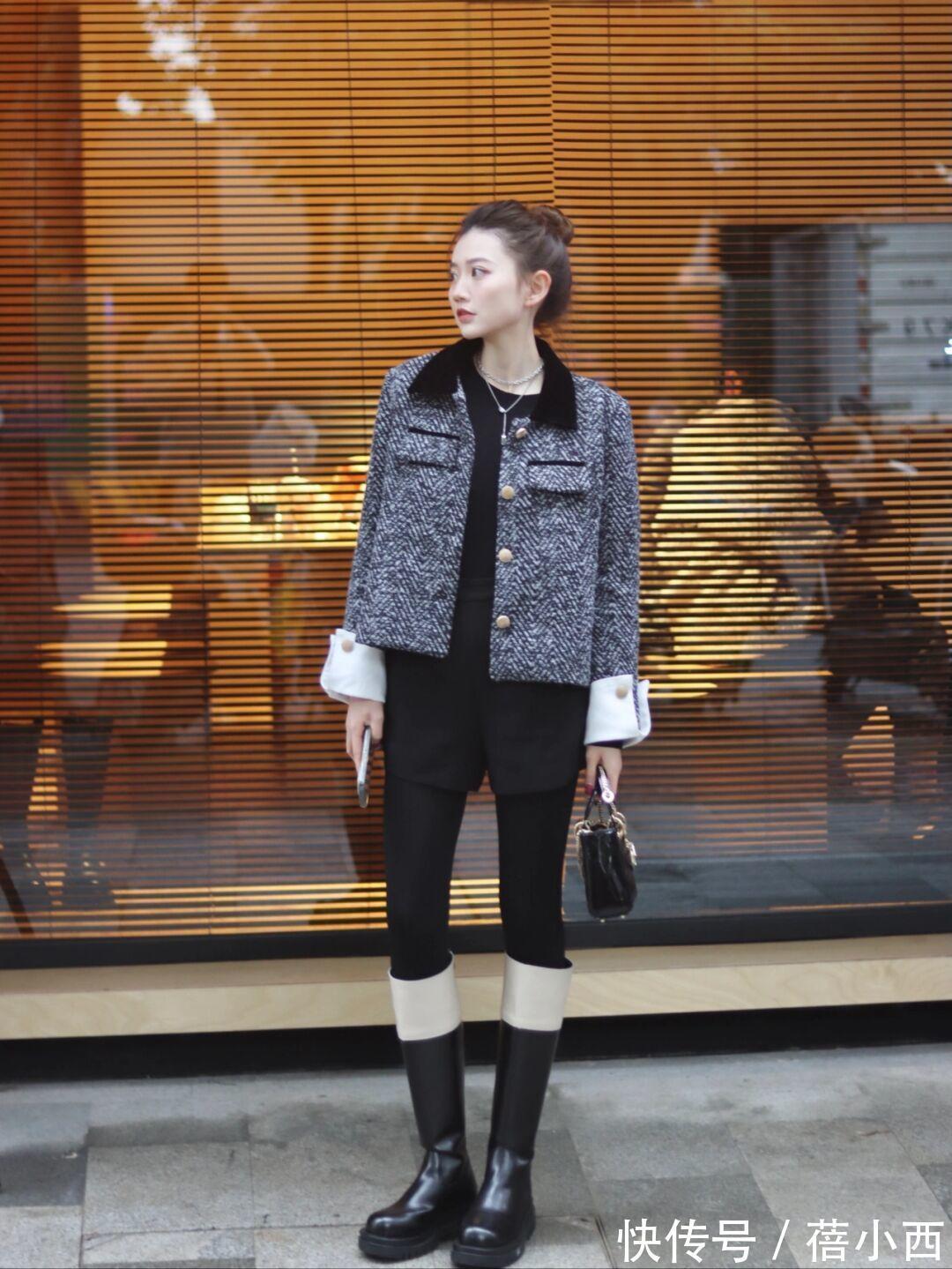 搭配 2022早春穿搭流行“小香风外套+半身裙or牛仔裤”,自带优雅气场