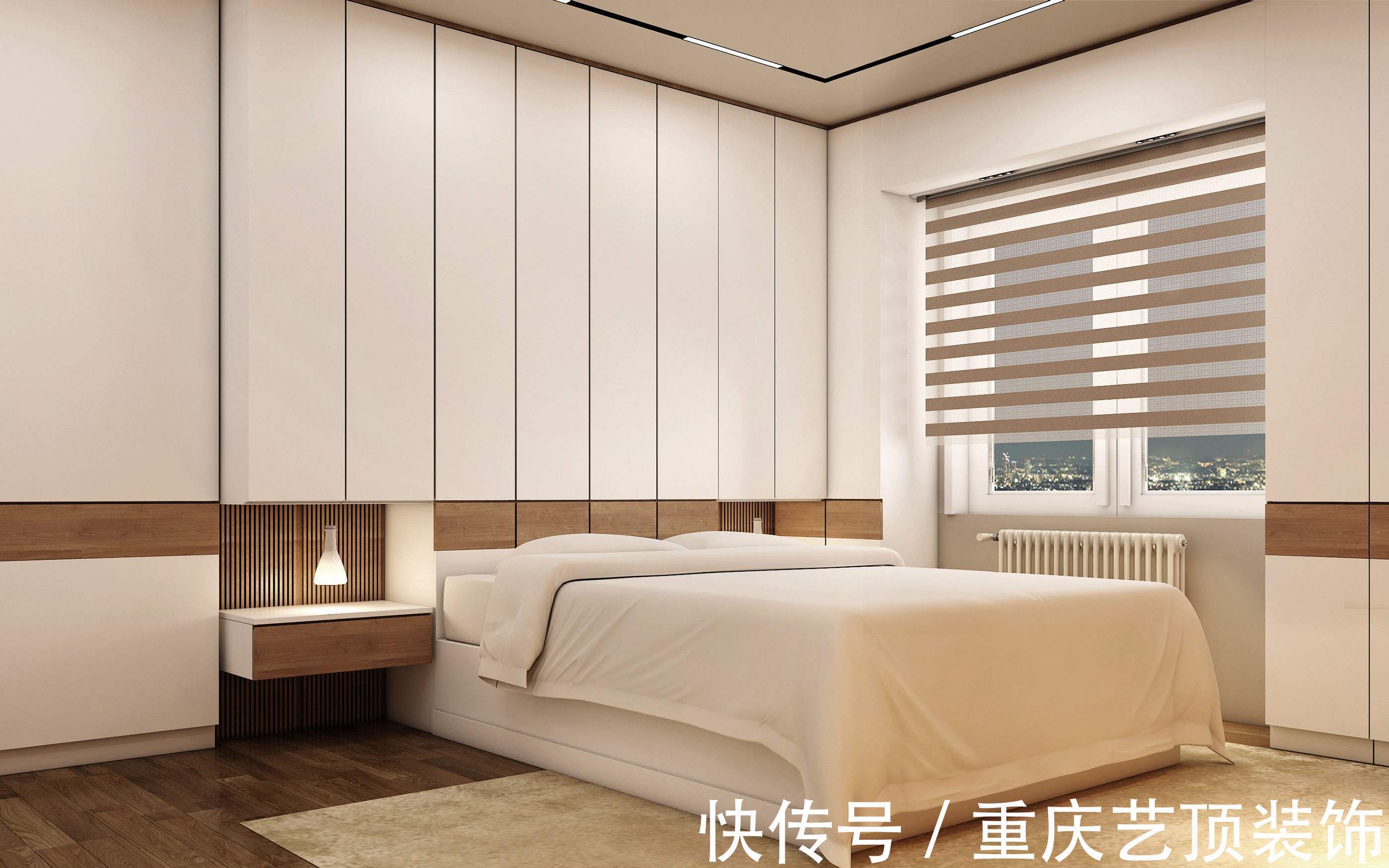 床头柜|清洁卫生太累,巧设悬空柜,打扫卫生更轻松