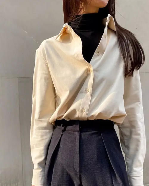 还在单穿毛衣？“衬衫＋毛衣”的叠搭才够吸睛！时髦显瘦还洋气