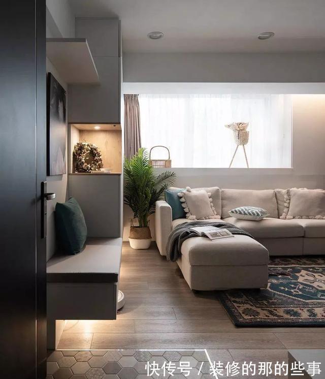 六角砖|65㎡老破小爆改三室+小书房,老破小完美逆袭