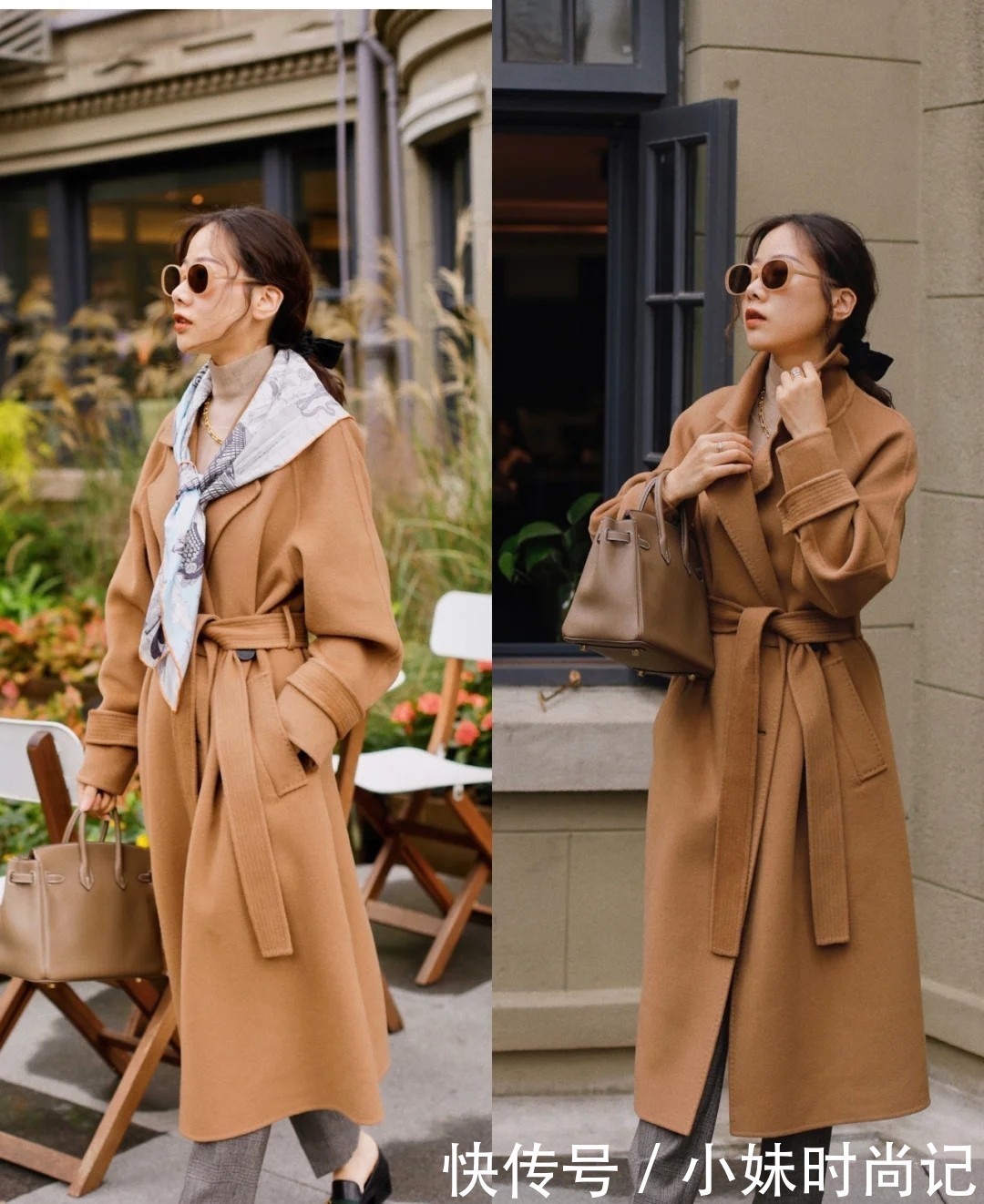 打底衫|初冬显瘦又保暖的大衣叠穿技巧, 这样穿的人时髦度都提升1倍!