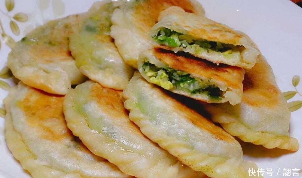 韭菜|无需揉面,无需擀面,也可以做的皮薄馅足的韭菜盒子,一次吃5个