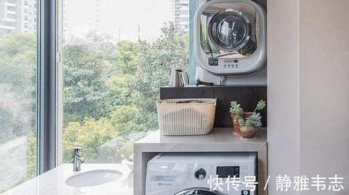 阳台|洗衣机假如放阳台,那别忘记装这个小物品,作用特别大!
