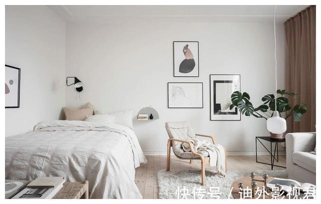 卧室|她家40㎡老房翻新,不砸墙,不改格局,轻松逆袭高颜值北欧家!