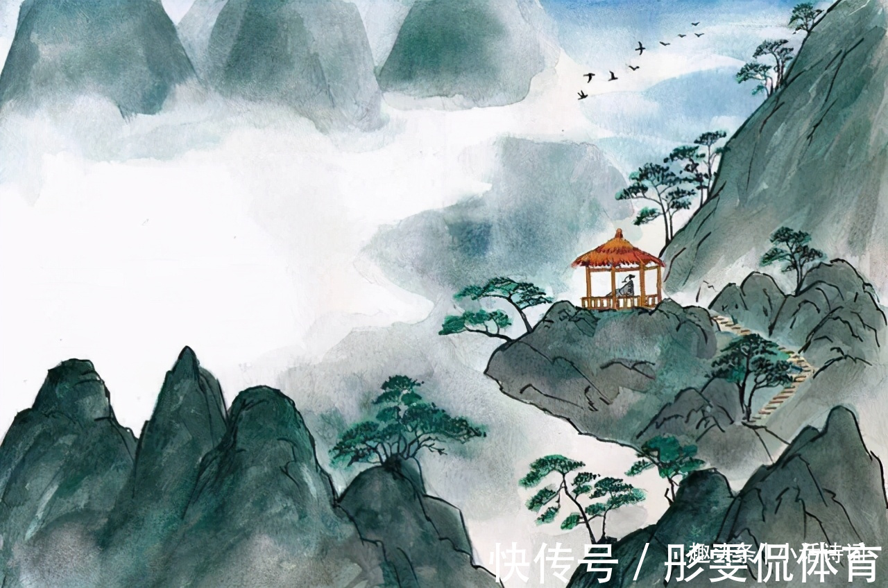 诗歌#王维很佛系的一首诗,诗意行云流水,很适合心情浮躁的时候读