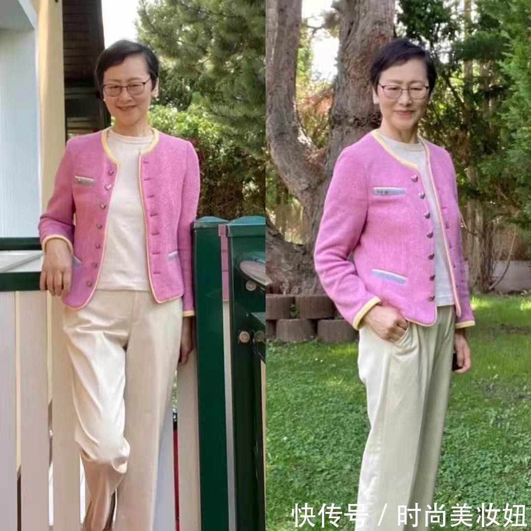 柔性|这位60岁奶奶比年轻人还会穿,打扮优雅不扮嫩,靠穿搭赢得体面