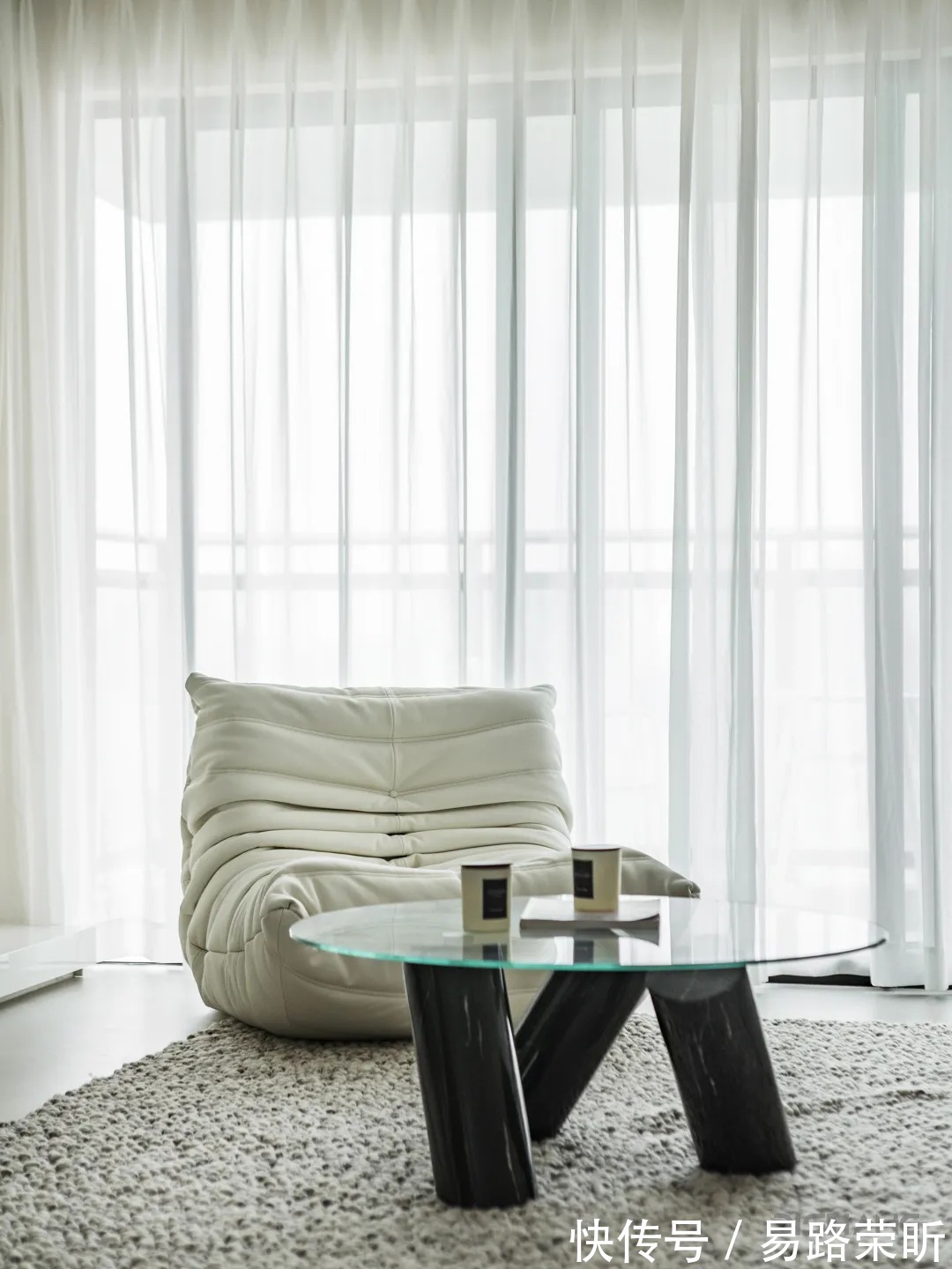 干湿分区|118㎡现代简约风三居,月球元素的运用、太空舱书房的设计,有趣