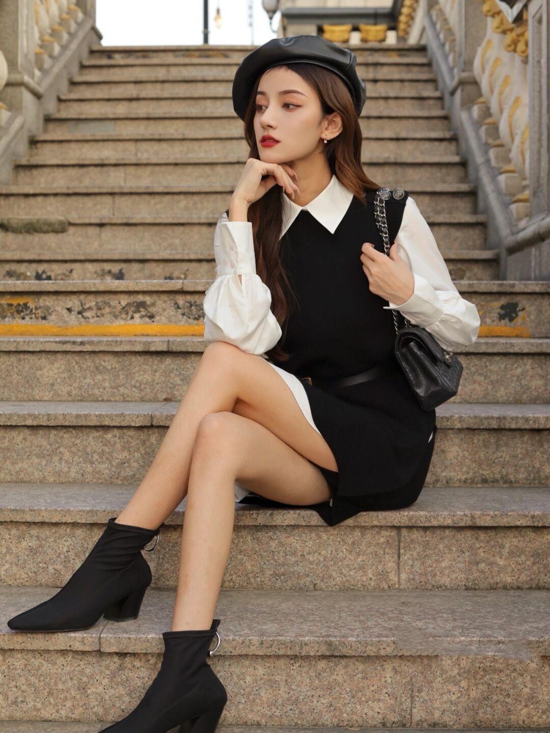 半身裙 冬天怎么把“毛衣”穿出高级感?看看这些搭配,普通人也能驾驭