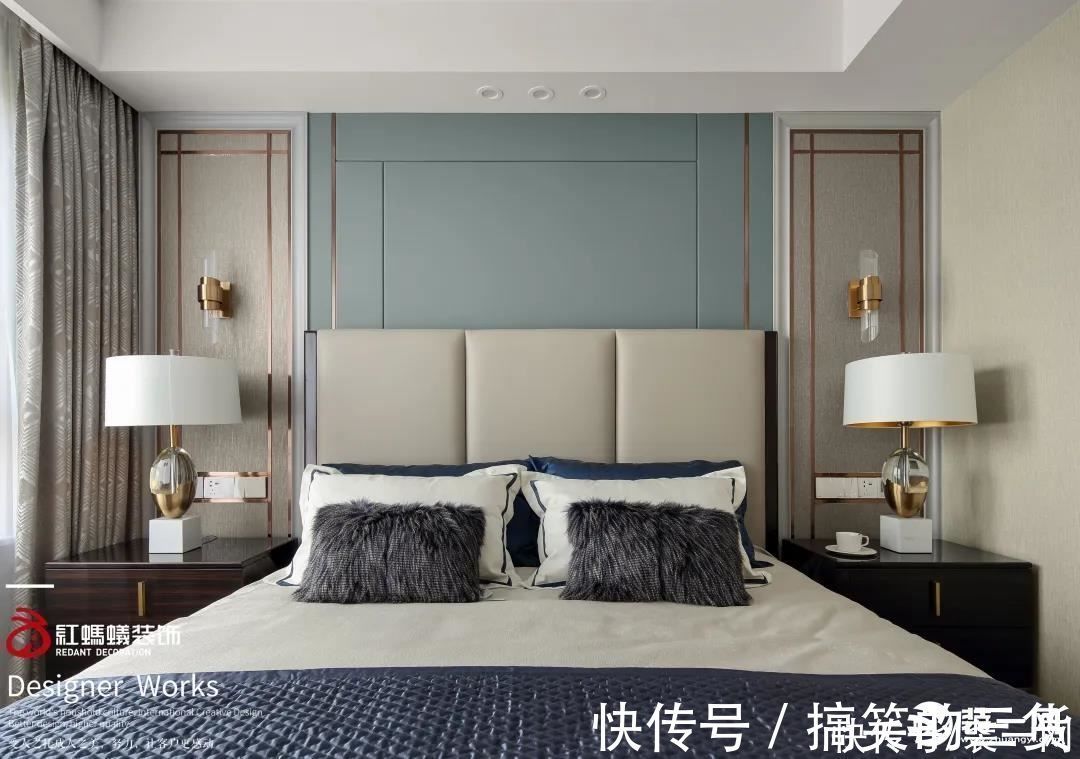 鉴赏|120平轻奢美式风格案例鉴赏，小资一族的情调生活