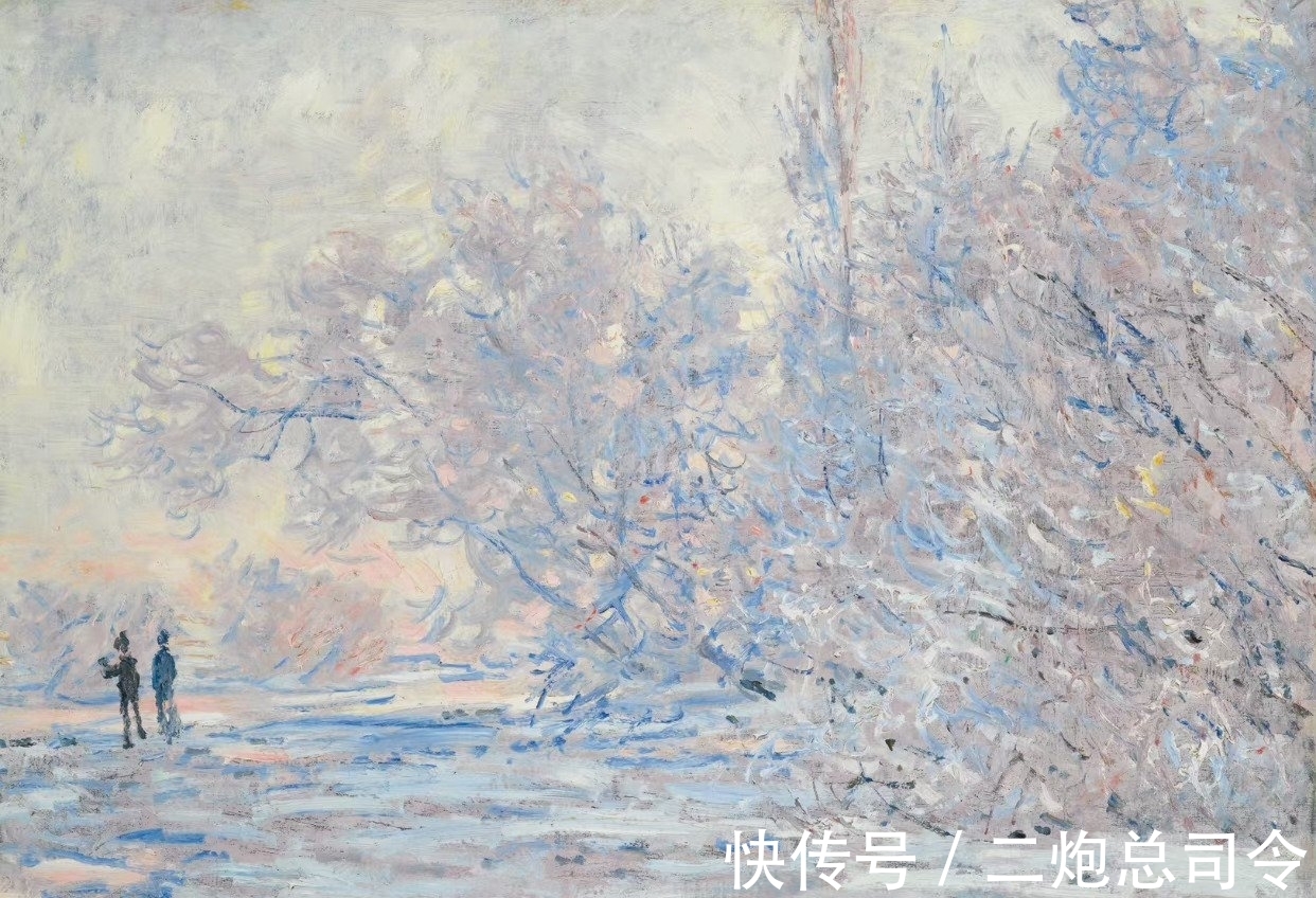 大师&莫奈的白雪皑皑,从不同视角看大师笔下的冬天,一般人真画不出来