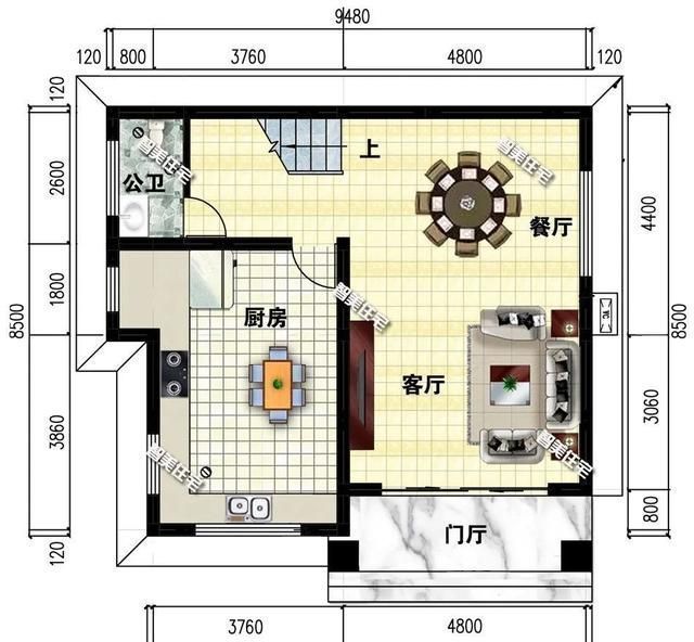 卧室|老家有块小宅基地，盖一栋简欧风格住宅，让父母颐养天年