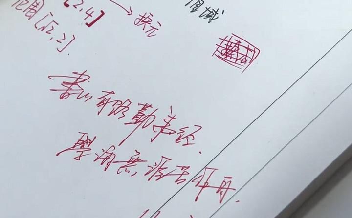 回到母校|紫黑红棕色各有不同意义，95后老师备彩色教案，古诗批作业走红