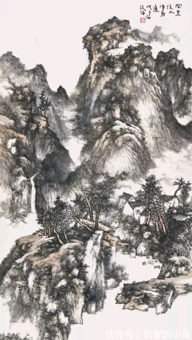 黄老!融会贯通|薛从伦水墨山水画