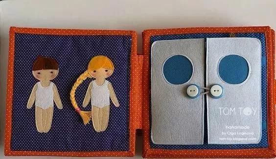 自制玩具熟练的妈妈用碎布给女儿做豪华的换装娃娃