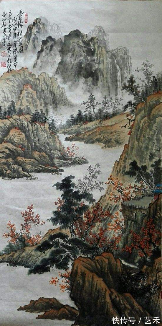 北京奥运!著名画家赵德铭(赵银湖,字雲昇)丨咫尺万里、醉墨淋漓