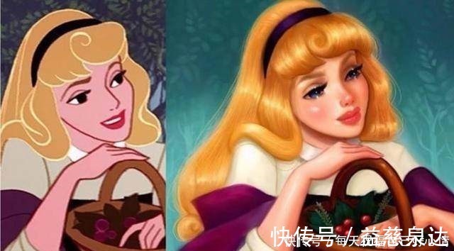 花木兰&当迪士尼公主们变成油画画风,白雪公主变大妈,贝儿美爆了!