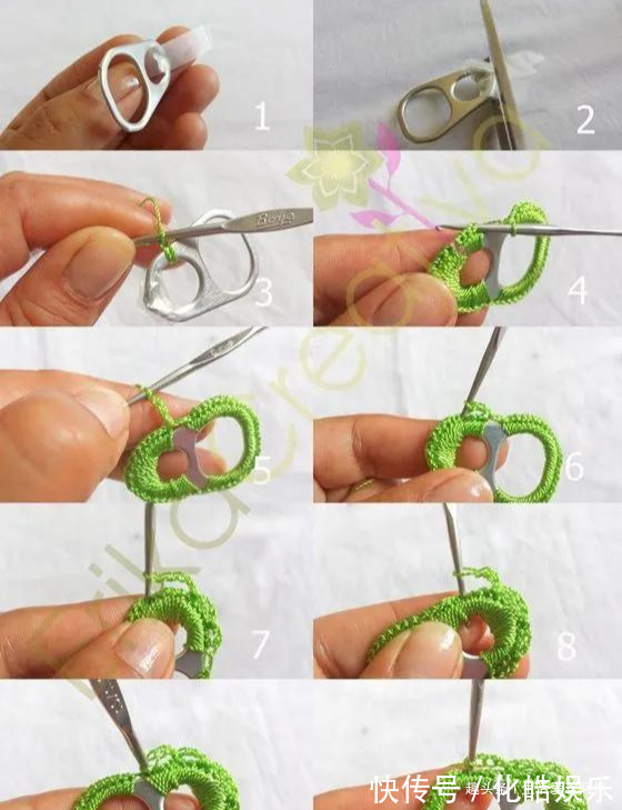 在易拉罐拉环上编织，钩成的包包耐看耐用！DIY变废为宝附教程