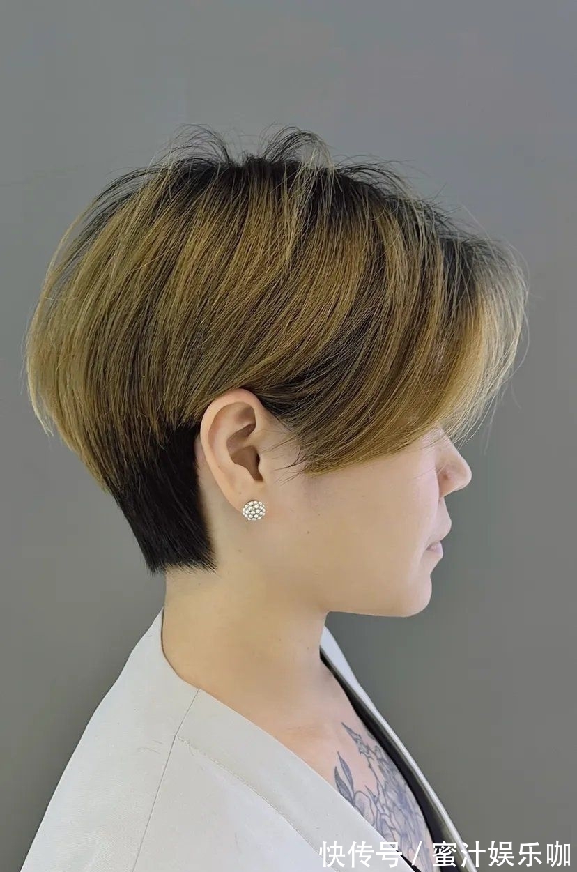 流行发型 大波浪半扎发利落短发,流行发型有多美?让人越看越想剪