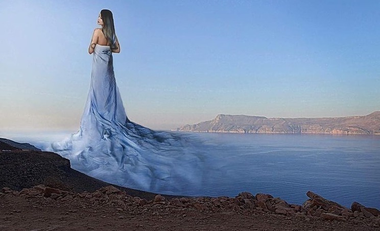 艺术家|这位好“色”的艺术家,拿大自然当画板,引11万人“想入非非”!