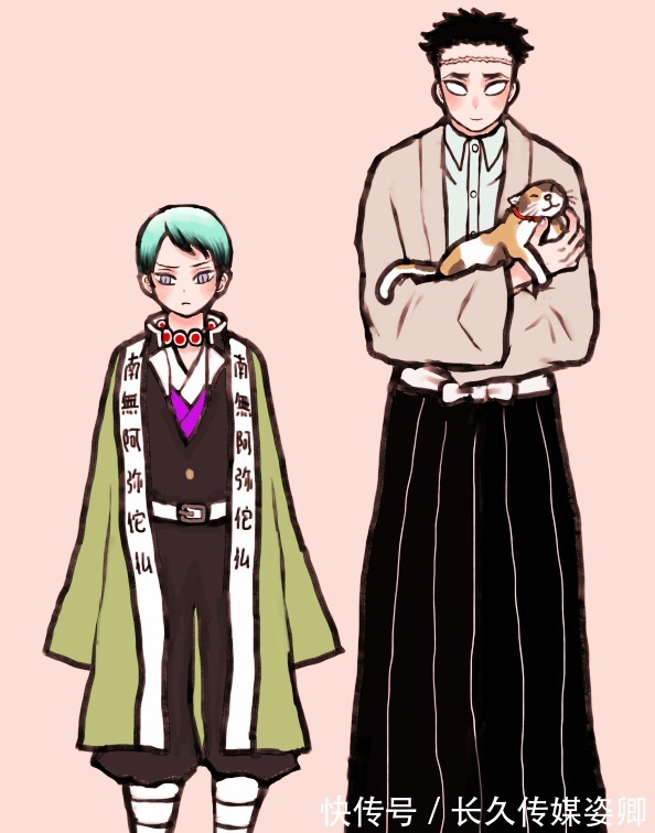 祢豆子|鬼灭之刃主角互换衣服,无惨很违和,蛇柱比祢豆子还可爱