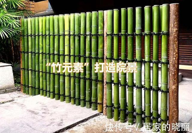 有一方庭院，砍来竹子低成本规划院景，清新雅致怎么看都喜欢