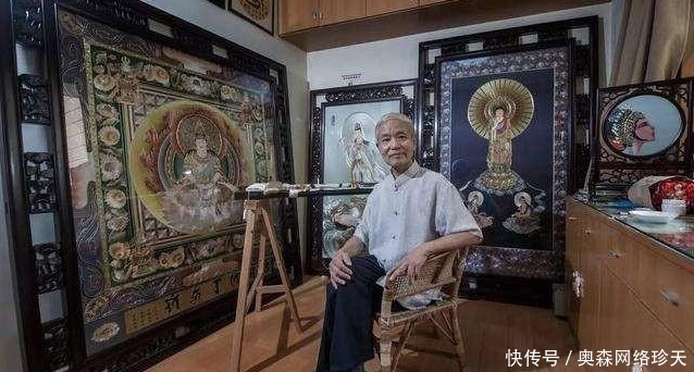“男工绣”赵亦军:一幅作品绣了17年,一根线能劈成64股