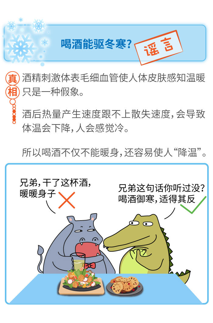 御寒 冷冷冷，冬季御寒养生谣言，你信了几个？