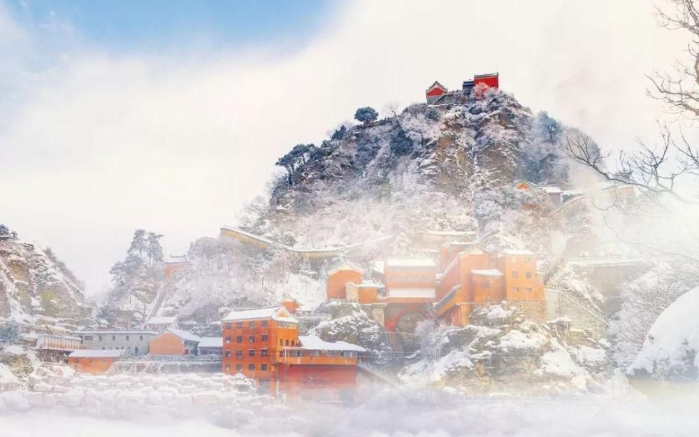 风雪|风雪武当山,仙境藏玄机!大雪封山时,道人、隐士都在干什么!