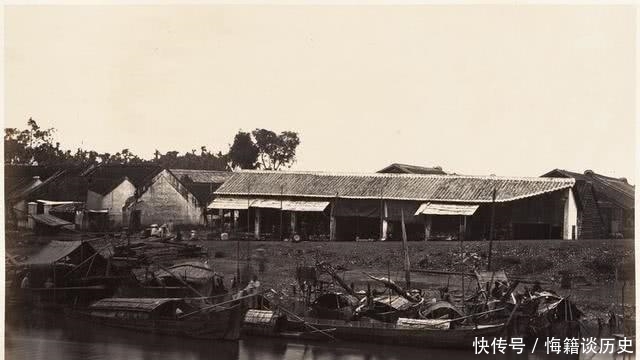 西贡|1866年越南胡志明市景象：到处中国人的建筑，刚被法国殖民者侵占