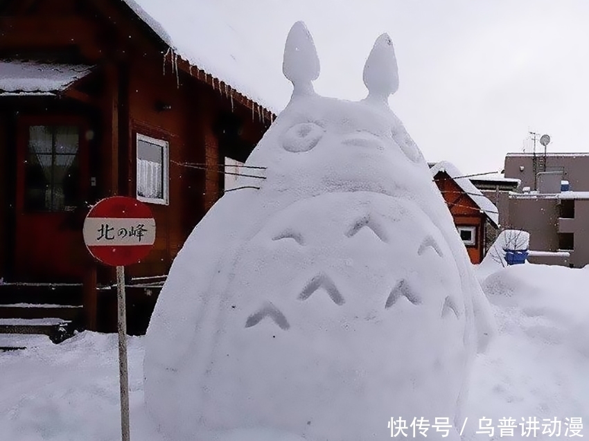 动漫角色被堆成雪人，宝可梦最受欢迎，龙猫还原经典，全是艺术品