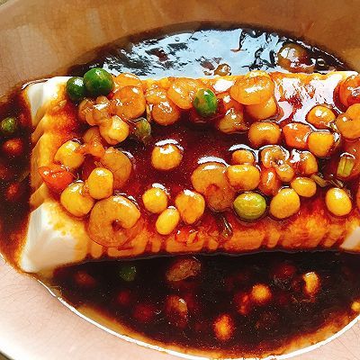 哆啦浇汁嫩豆腐