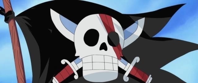 山贼王|红发香克斯的海贼旗与表情越来越狰狞,暗示其逐渐走向黑化?