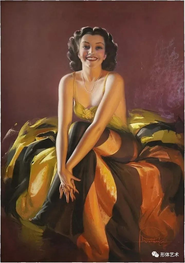 出版物|美国海报插画师 罗尔夫·阿姆斯特朗 唯美插画欣赏