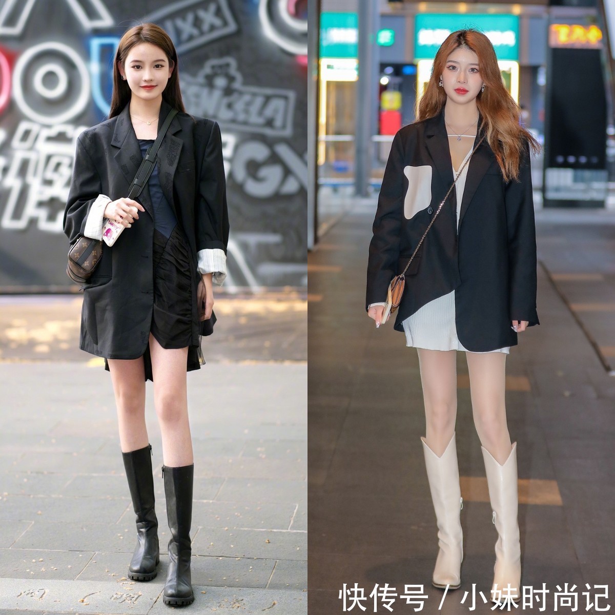 连衣裙|穿“连衣裙”该怎么搭配鞋子?学学街拍达人的穿搭技巧