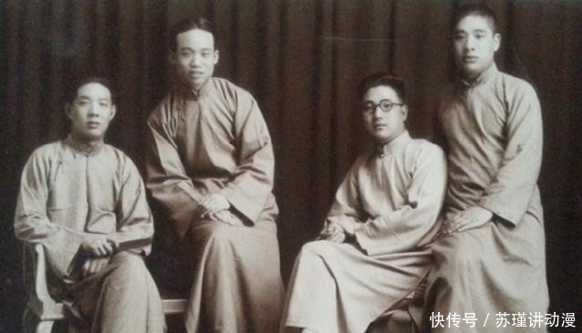 民国|历史老照片第一种是清末的缩影,图3是民国四个小鲜肉