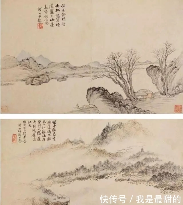 妙意@神笔出妙意,恰似天上人间!梅清山水画精读