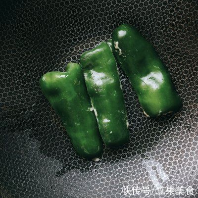 青椒|「简单健康虾滑版」豆豉青椒酿肉