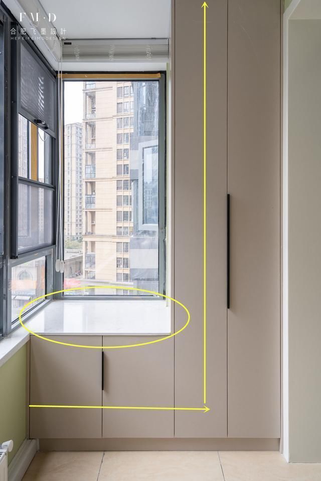 撑杆|阳台两边都是窗,我还想装柜子,老师傅:留一半加撑杆凭空多2㎡