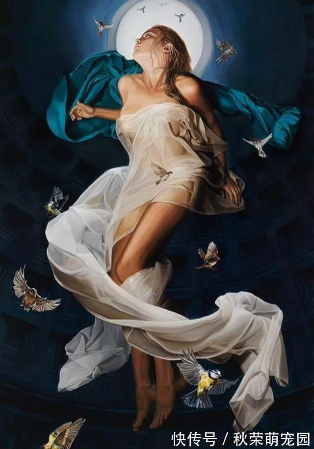 西洋|美国艺术家人体油画中那些丰满性感的西洋女子,撩动人心