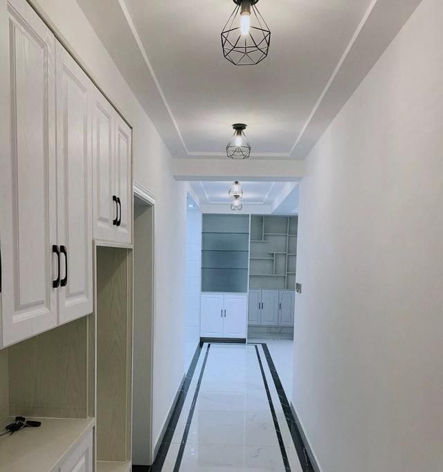 橱柜|新家终于整理完毕,清爽大方很满意,不做吊顶也够漂亮来晒晒