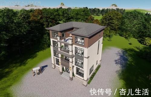 四层|11.3×11.7米新中式四层别墅,4个客厅这样的户型喜欢吗