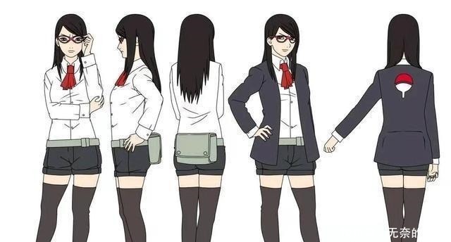 佐良娜|网友分享博人传里的妹子长大之后的形象,班长太美了!