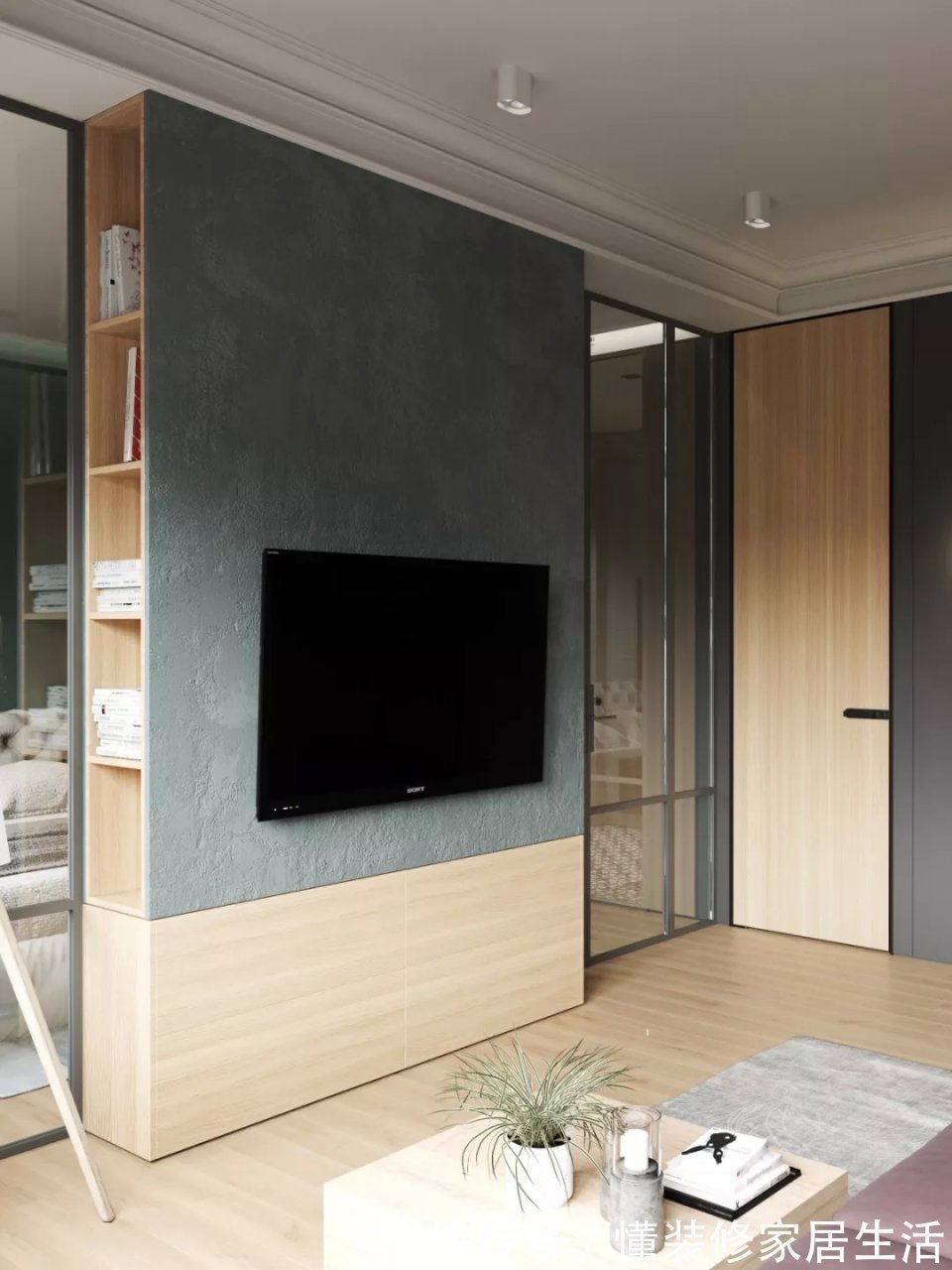 壁挂|别再盯着北欧风啦,看看人家66㎡小户型轻奢风,豪宅也被秒成渣