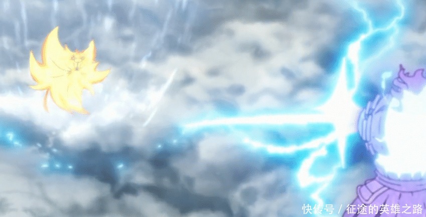 只半只九尾的鸣人为什么可以和吸收了九大尾兽查克拉的佐助战平