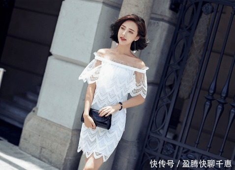 凸显|小姐姐爱穿露肩短裙,凸显性感诱人锁骨,尽显女性的优雅气质