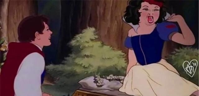 白马王子|外国网友真狠心,将迪士尼公主用PS换脸丑化,王子:求放过我们