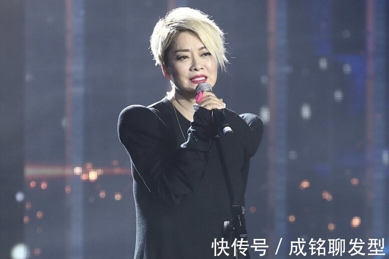 造型 看了58岁毛阿敏的短发发型,终于明白了方脸型,为何适合短发了
