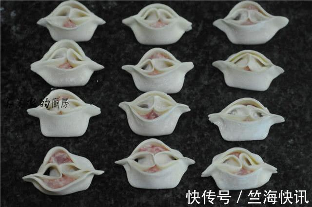 蝴蝶煎饺|儿子三天两头要吃此早餐,平底锅一烙10分钟就上桌,解馋还顶饱