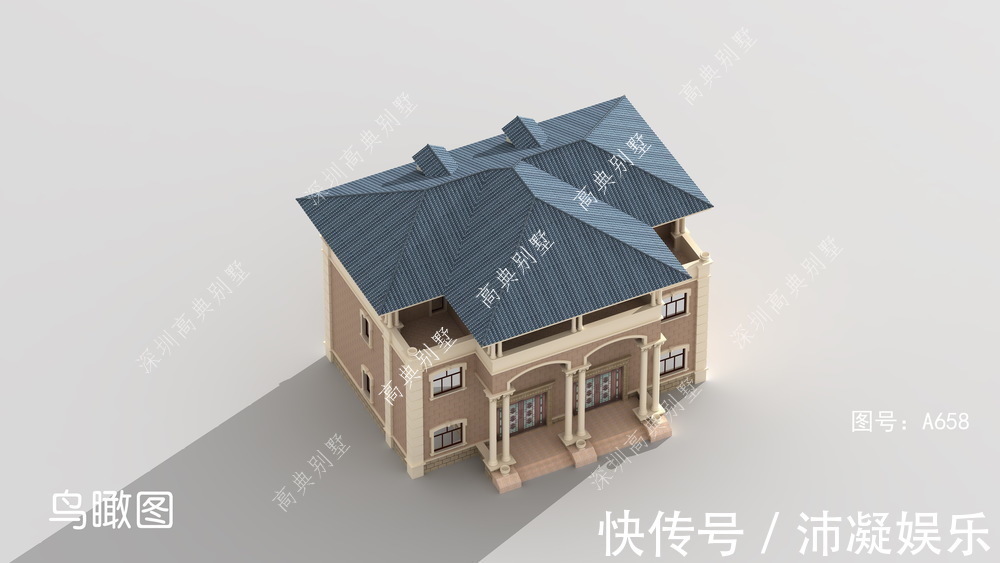 双拼|双拼欧式三层别墅,整体精美大方,兄弟就要这样盖。