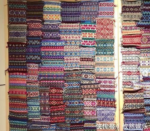 erikato#把编织玩出新创意,棒针、钩针结合起来,提花也能用钩针表现